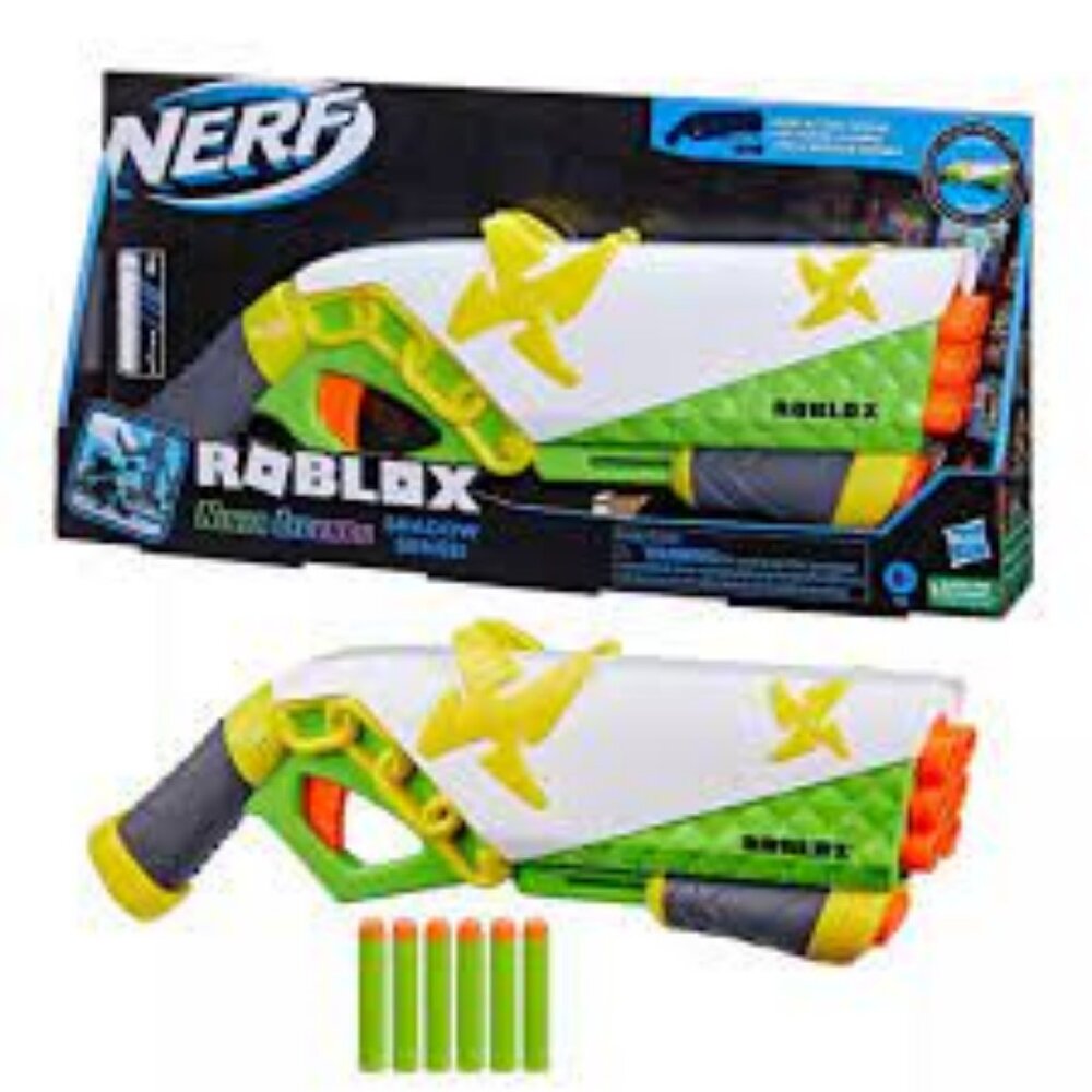 NWT NERF ROBLOX NINJA LEGENDS SHADOW‎ SENSEI DART BLASTER - BLASTER PUMP ACTION